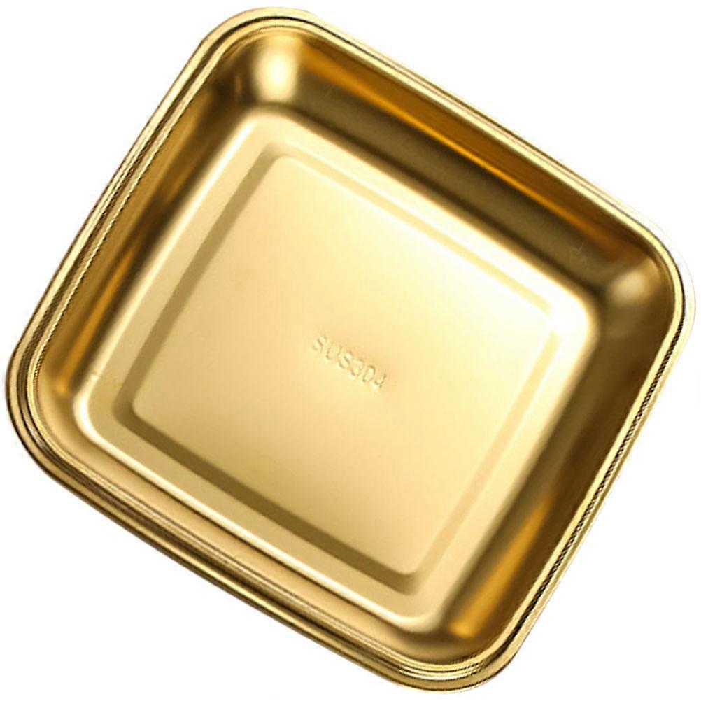 Multi-function Food Tray Square Shape Ideal For Serving Desserts At Weddings 15X15CM 1Set