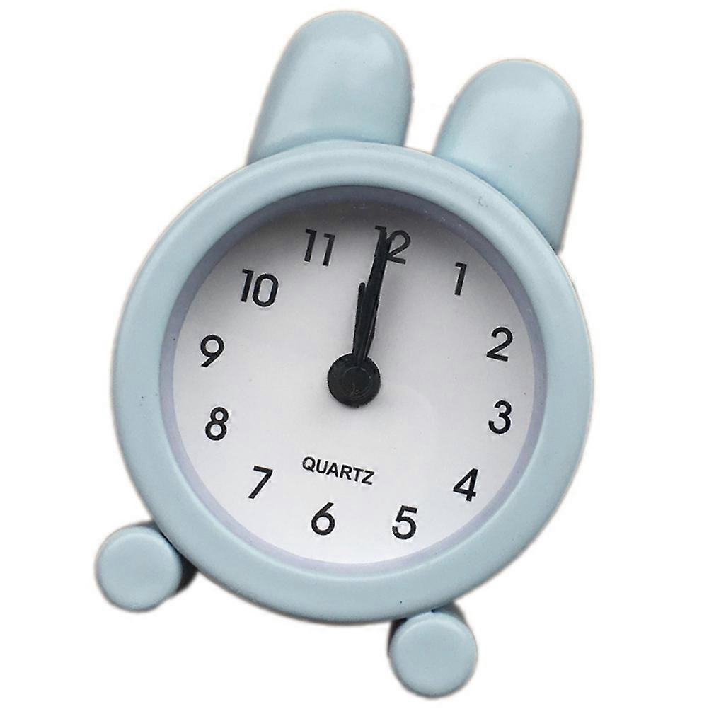 Rabbit Ear Alarm Clock Desktop Clock for Home Use 3Pcs Blue