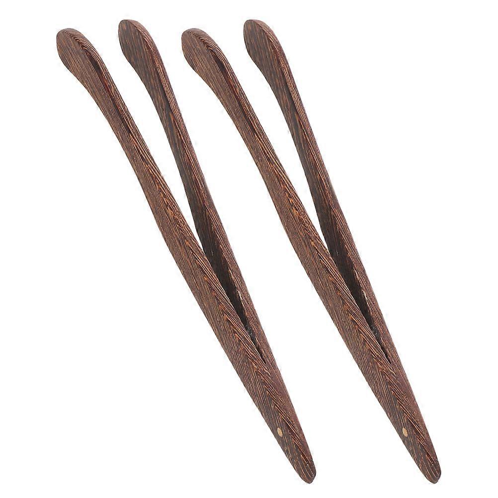 Coffee Tea Clip Wooden Teaware Tool for Tea Ceremony 8Pcs Pack