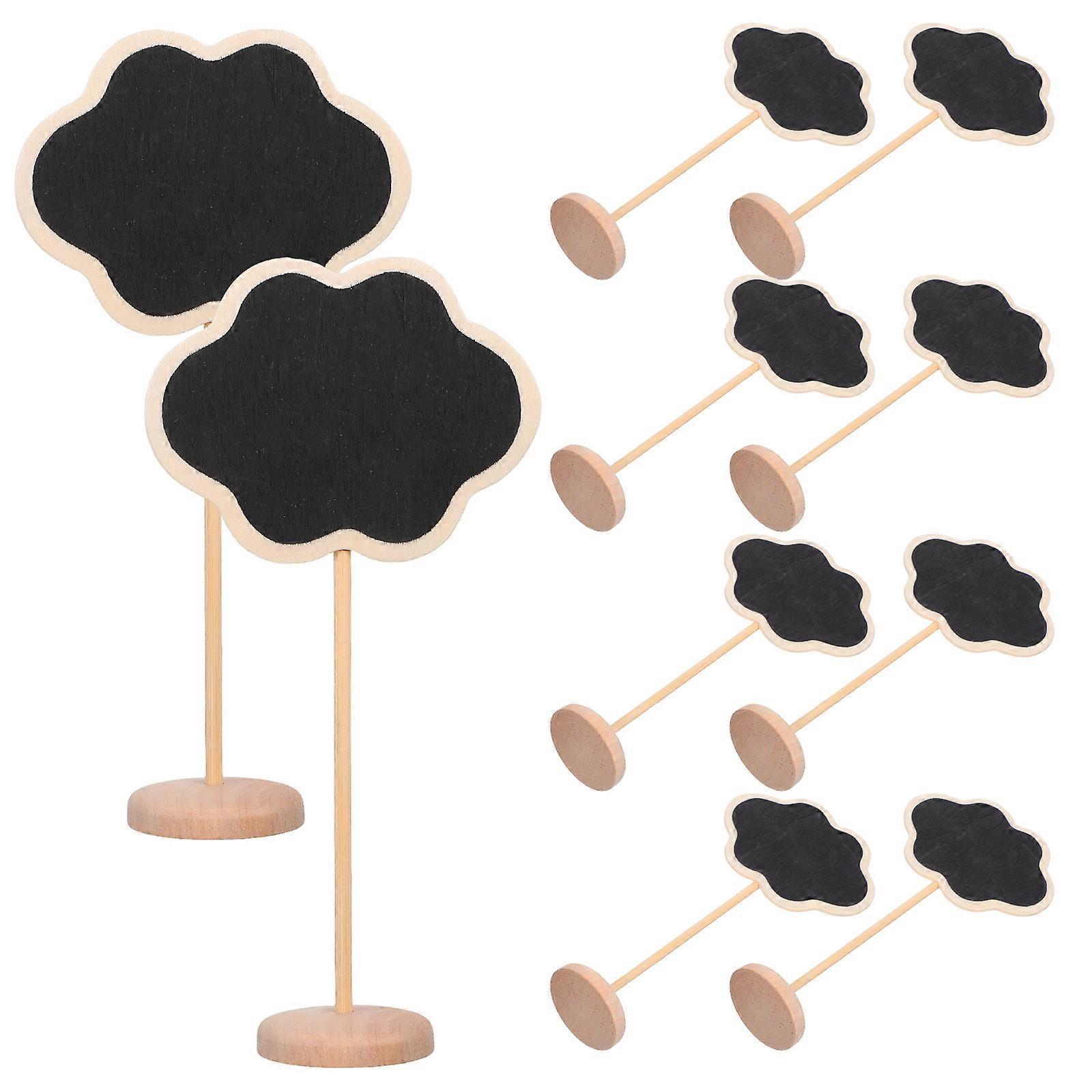 Mini Chalkboard Sign for Home Use 40Pcs Cloud Shape Tabletop Message Board