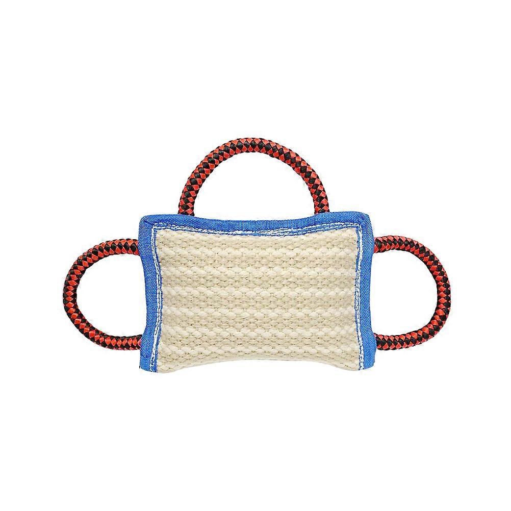 Pet Toys Jute Dog Bite Pillow for Chewing 3Pcs Training Interactive