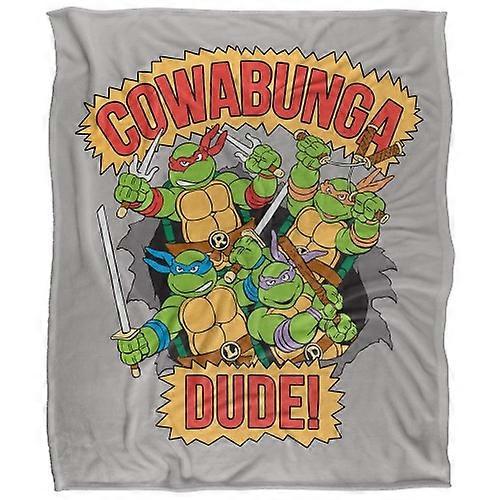TMNT Cowabunga Dude Silky Supersoft Blanket