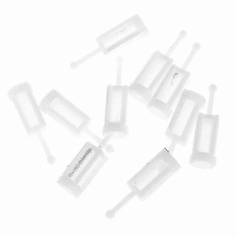 10-Pack Plastic Gravity Spray Gun Filter Pot, 11mm Diameter