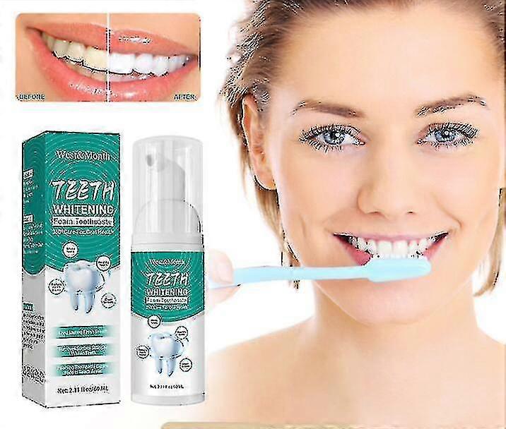 2025 New Westmonth Mouthwash Whitening Toothpaste Foam Refreshing Breath Deep Clean
