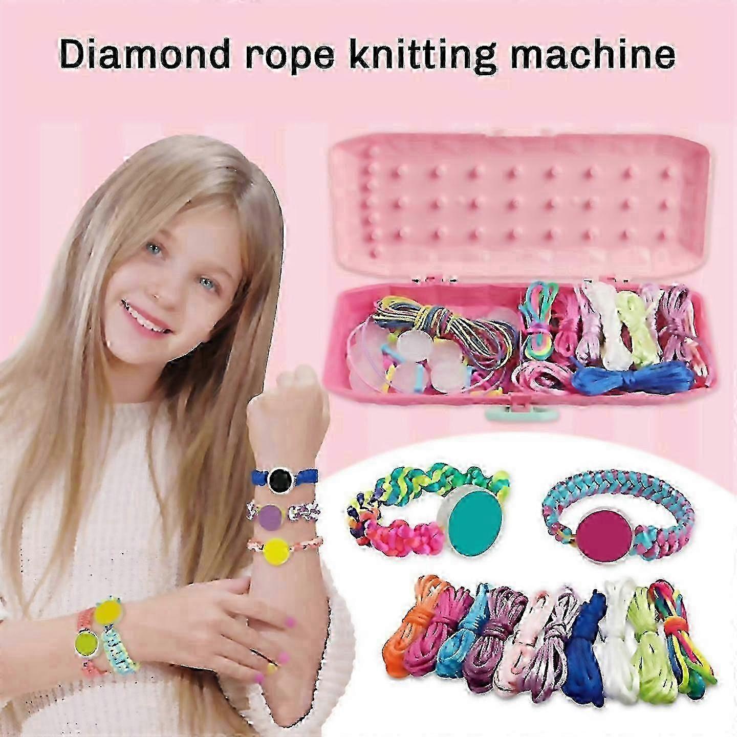 DIY Hand Rope Braider Set, Adjustable Bracelets