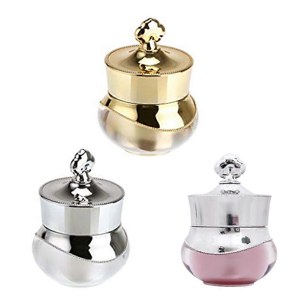 Leak-Proof Cream Jars Crown Make Up Jars for Storage Use 9Pcs Set
