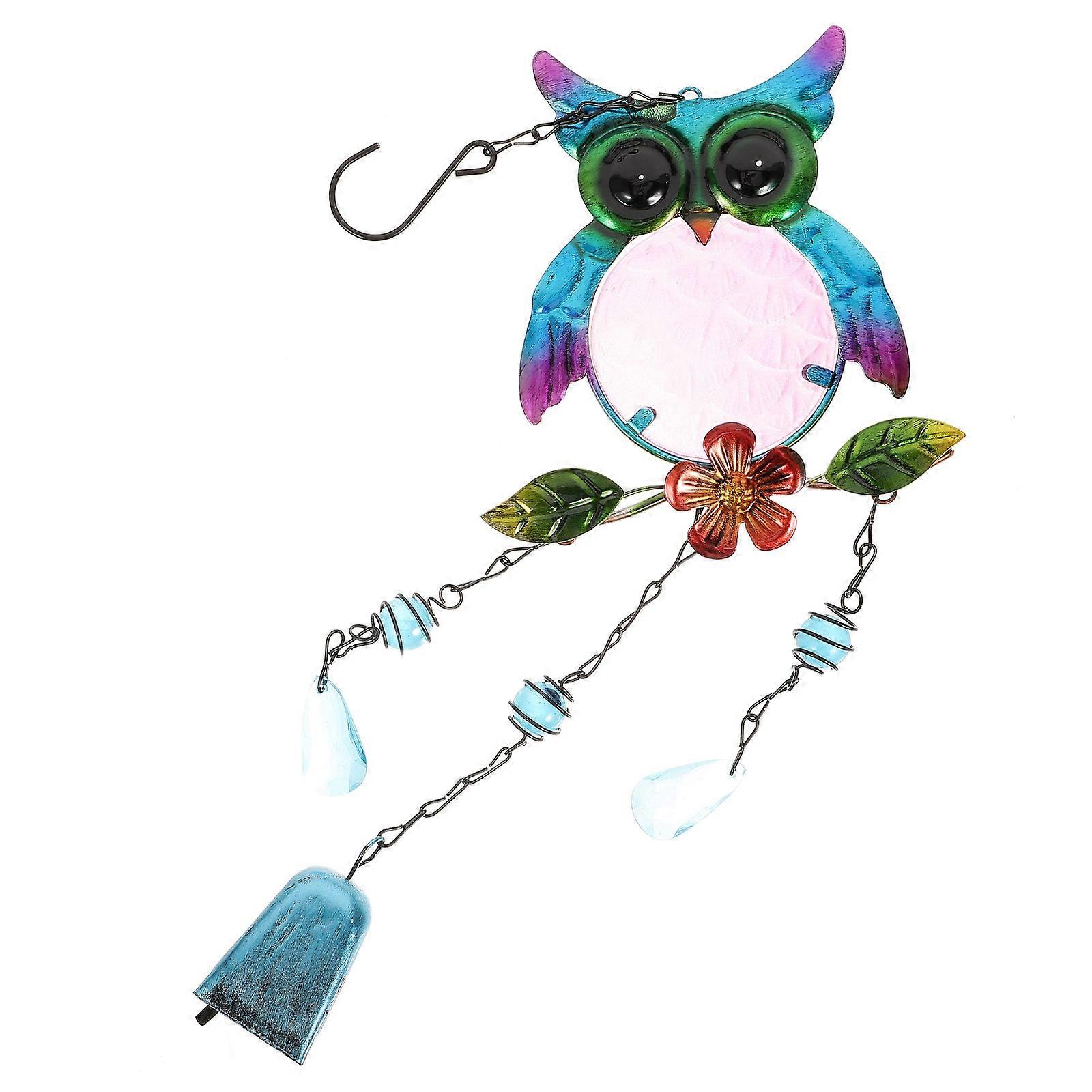 Decorative Hanging Owl Wind Chime 5Pcs Ideal For Home Decor With Artistic Design