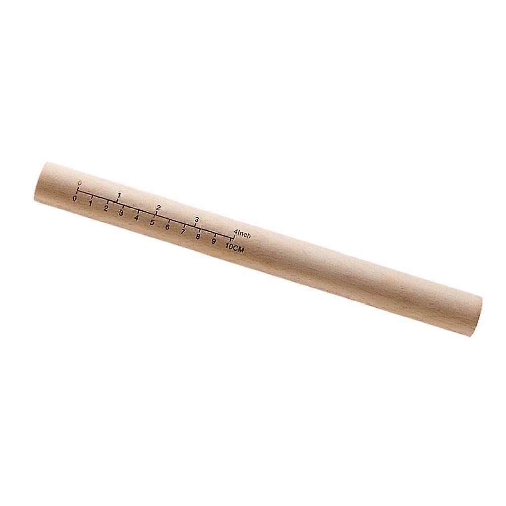 Non-Stick Beech Dough Roller For Home Users Dumpling Wrapping 29X2.6X2.6Cm Kitchen Tool 2Pcs