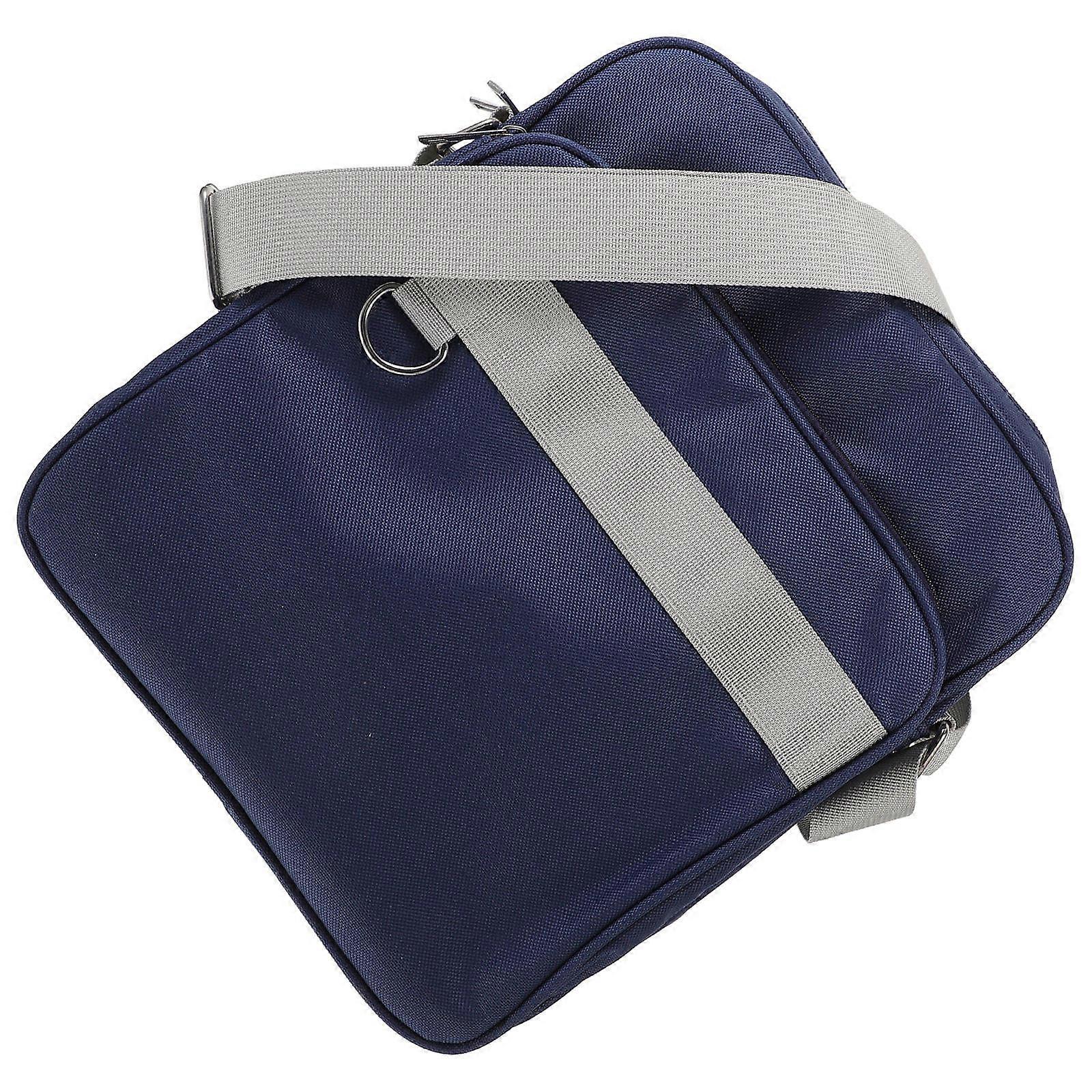 Blue Fabric Messenger Bag for Women Use with Large Capacity