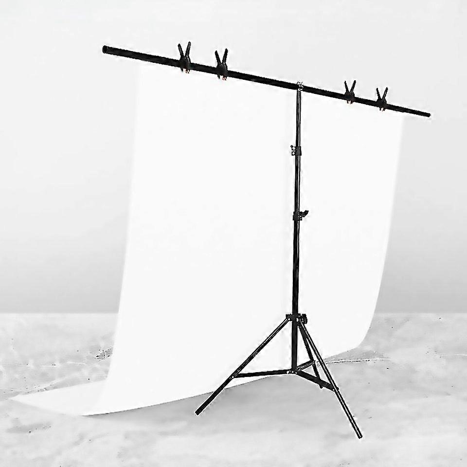 For 200x200cm Tshape Photo Studio Background Support Stand Backdrop Crossbar Bracket Kit With Clips