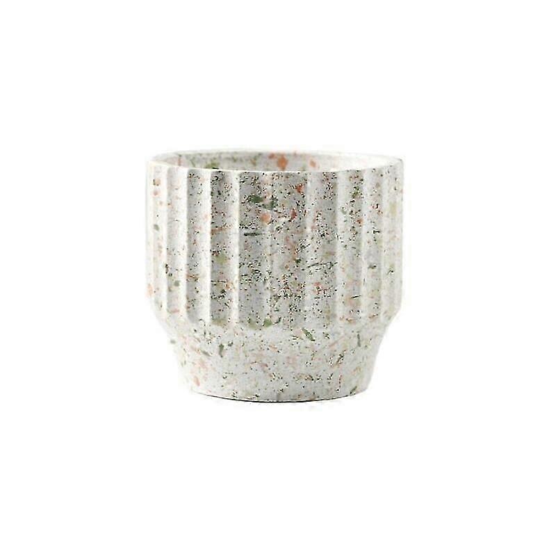 2025 Latest Model  Planter, tub and balcony box Creative Nordic style round stone pattern spray