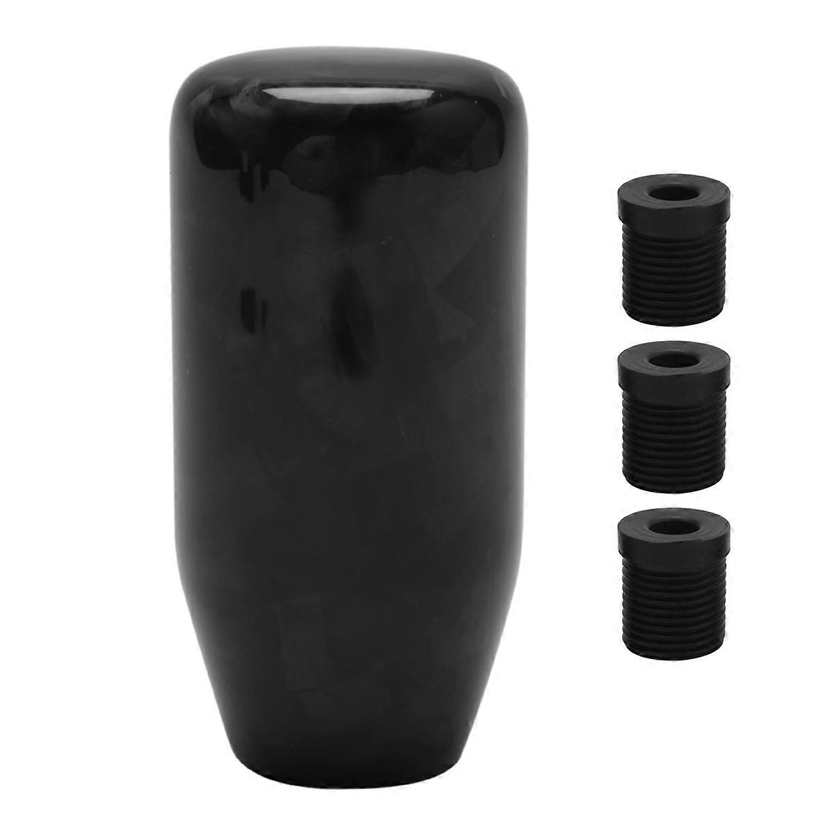 Universal Gear Shift Knob Cylindrical Shift Knob for Most Car Black