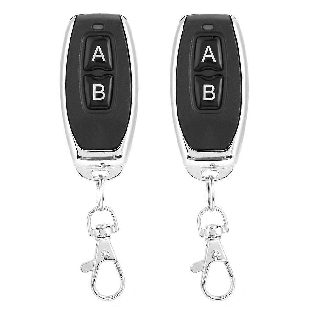 2pcs 433MHZ 2 Button Duplicate Controller Electric Door Remote Control Cloner