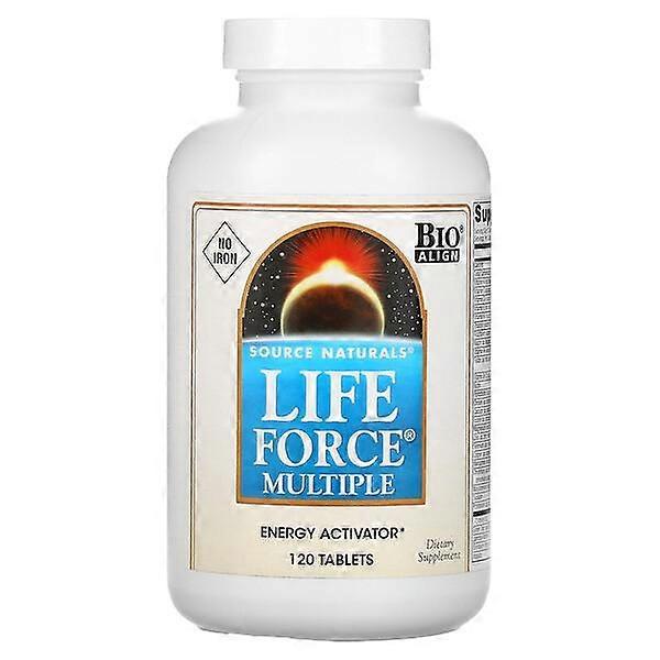 Source Naturals, Life Force Multiple, No Iron, 120 Tablets