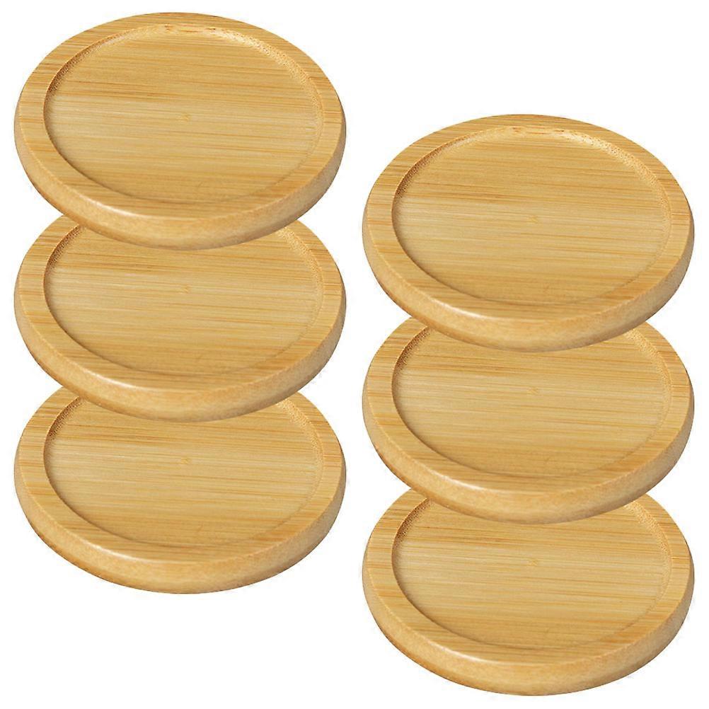 Bamboo Coasters Round Coasters for Kitchen Use 12Pcs Pack