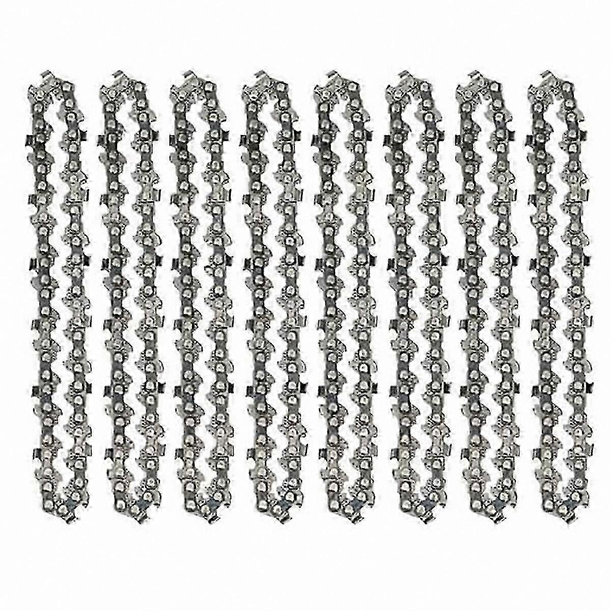 8-Pack 4" Mini Chainsaw Chain for Electric Pruning Saw Garden Tool Replacement Accessory