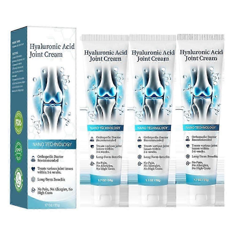 كريم حمض الهيالورونيك للمفاصل، كريم تدليك المفاصل بحمض الهيالورونيك، جل متقدم للعناية بالمفاصل والعظام للظهر والرقبة واليدين والركبتين