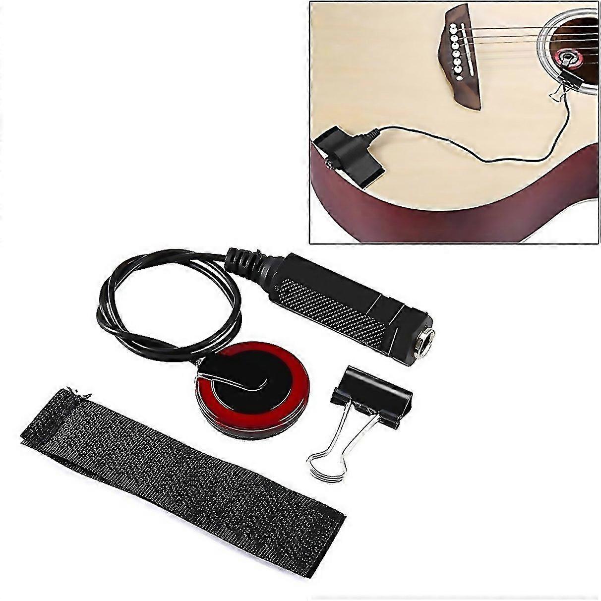 For Wooden Guitar Pasteable Multifunctional Sound Pickup