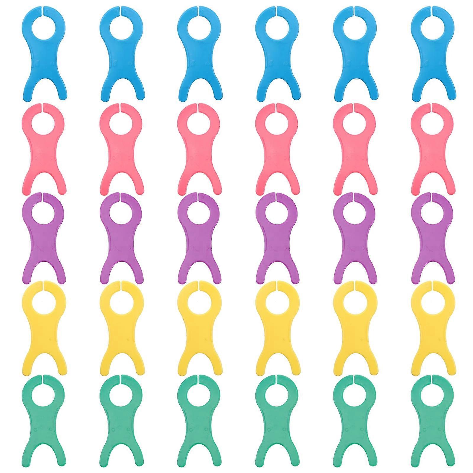 30Pcs Large Yarn Bobbins Spool Thread Knitting Sewing Crochet Weave Winder Tool