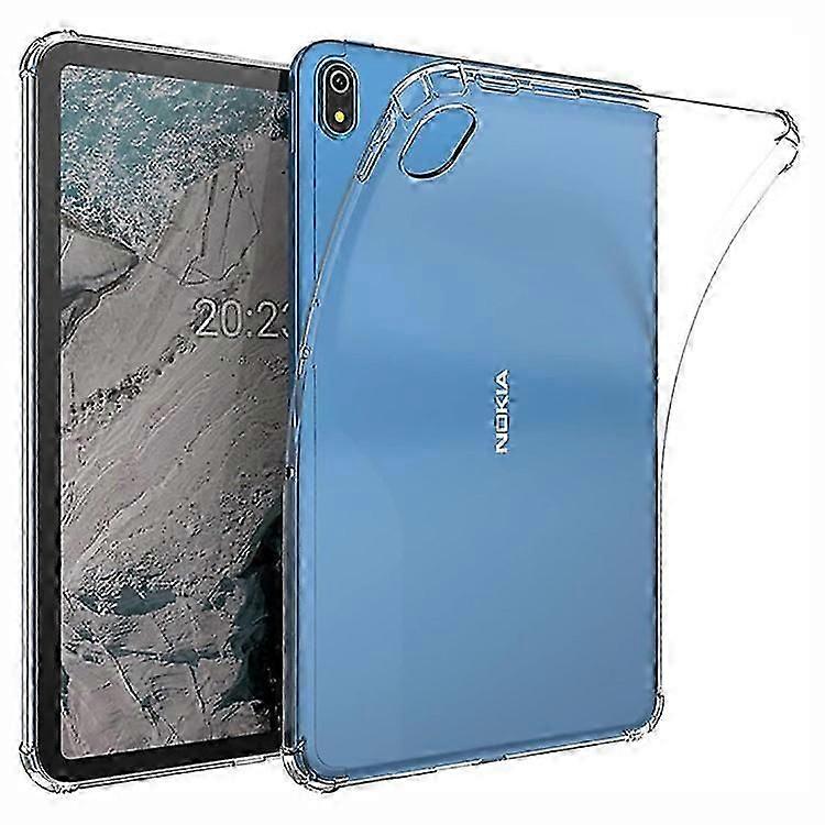 جراب تابلت شفاف متوافق مع Nokia T10 ، زوايا معززة مضادة للسقوط غطاء خلفي TPU