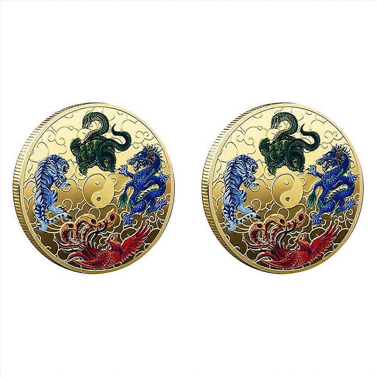 Ancient Mythical Creatures Lucky Coin Lottery Ticket Scratcher Tool