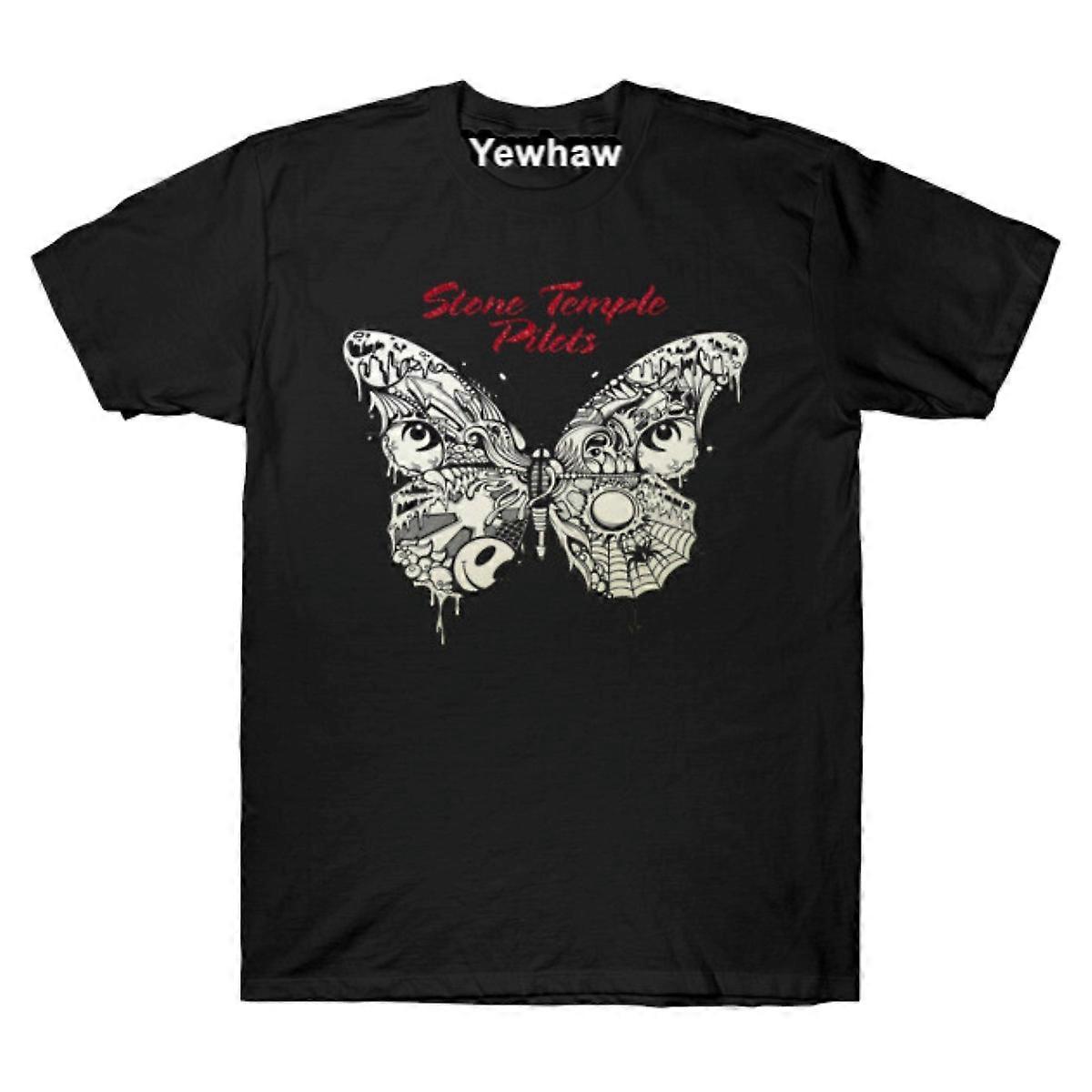 BlackWhite stone temple pilots T-shirt