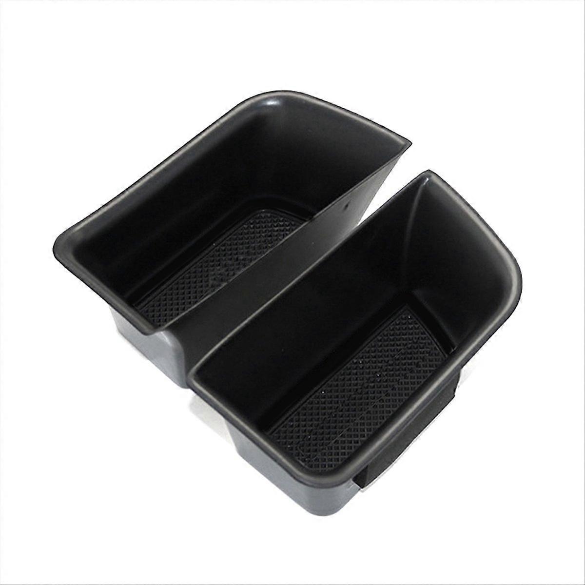 2Pcs Car Front Door Holder Armrest Storage Box For Porsche Macan