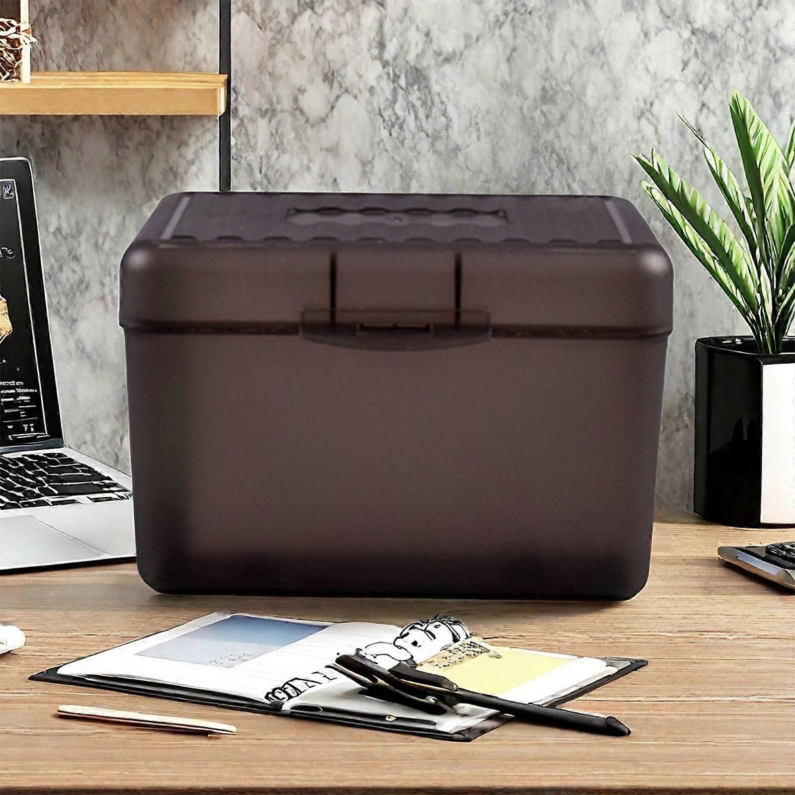 American Indexs Card Storage Box White Checkered Stickies Notes Card Paper Note Bookmarks Organizer Box