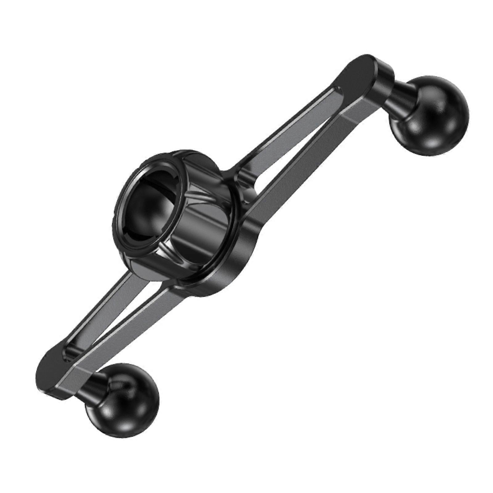 Strong 17mm Ball Head Two Phone Brackets Adapters 360 Rotating for Extending Tablet Holders Car Mounts Video Recording Multicolor
