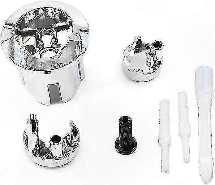 Chrome Dual Flush Push Button Replacement for Roca Toilets