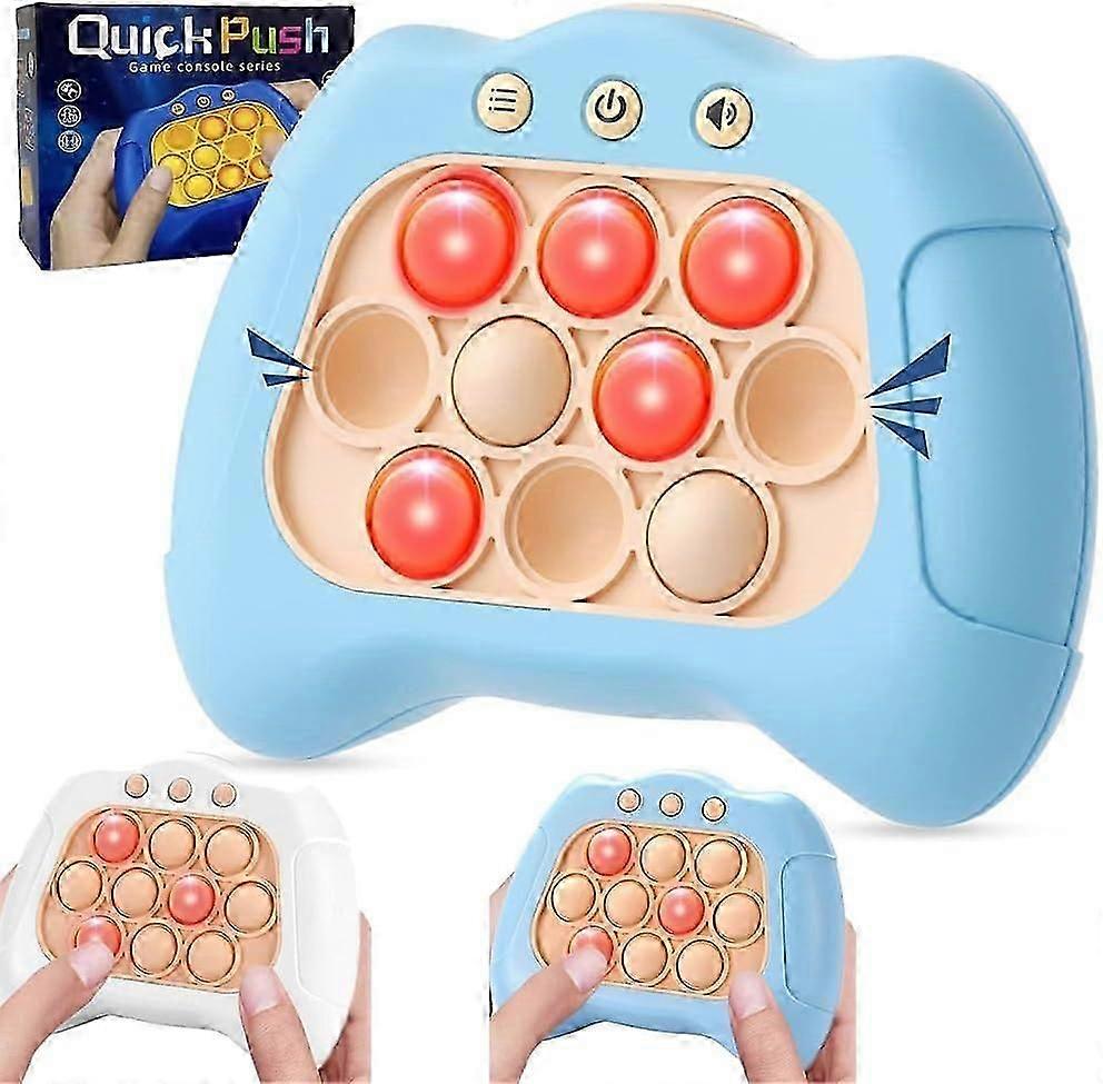 Handheld electronic games, handheld game toys, handheld popular games quick-push popular game toys (white)