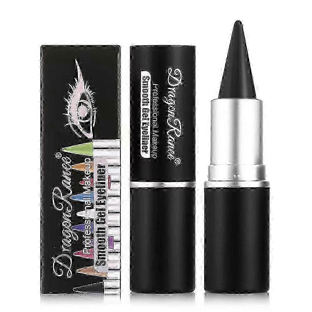 Black Matte Waterproof Quick Drying Black Single Head Solid Eyeliner