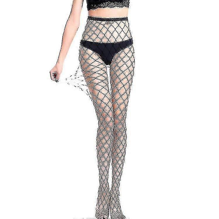 High Waist Stockings Translucent Elastic Openwork Tights For Boots Skirt Dress Matching