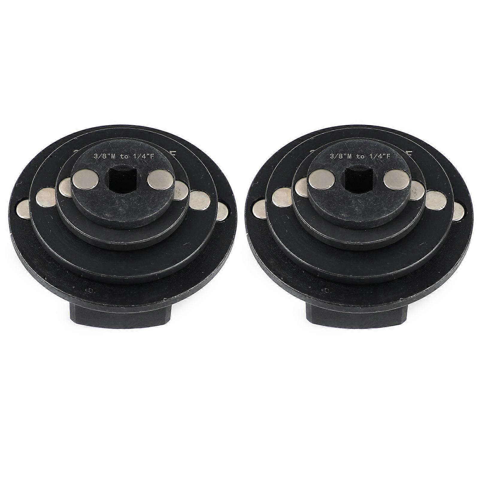 Low Profile Socket Adapter Kit 8pc Magnetic Retention Durable Suitable With Impact Guns Torques Tool Multicolor