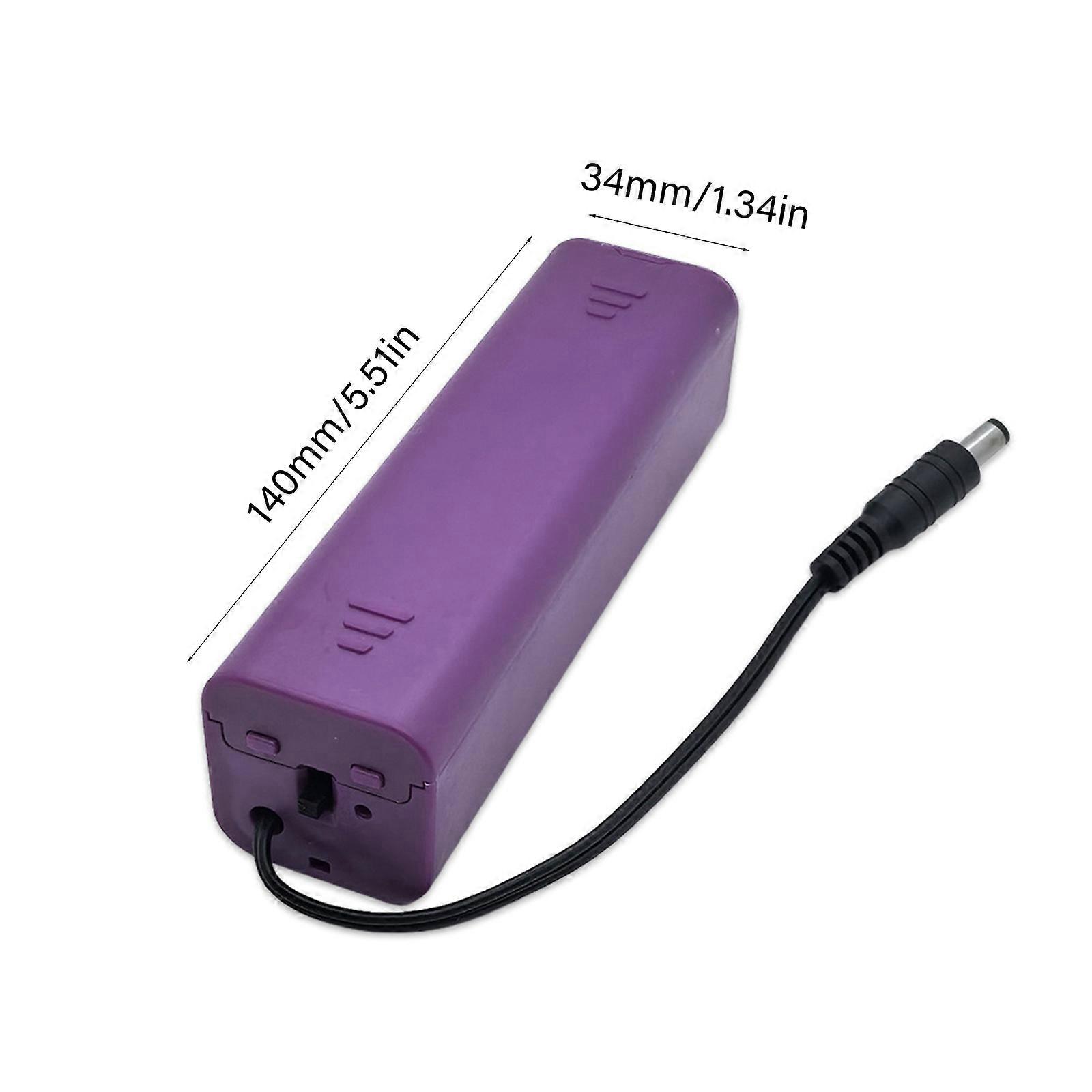 Battery Case Box With Physical Switcher 8x2A Compartments DC12V Plug Integration Weatherproof Battery Holder Multicolor