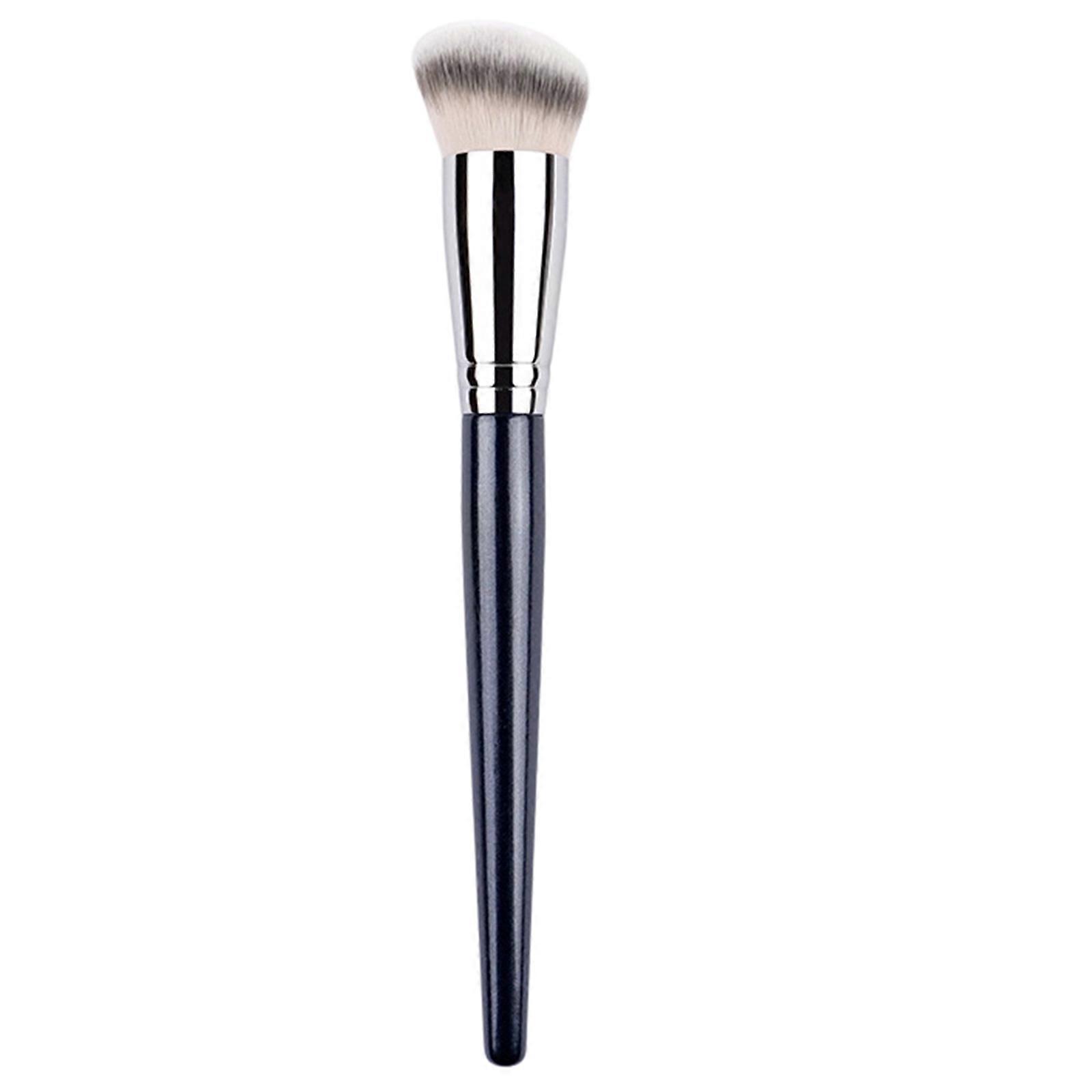 Double Ended Synthetic Fiber Brush Liquid Concealer Applicator and Cheek Color Blender Practical Handle Multicolor