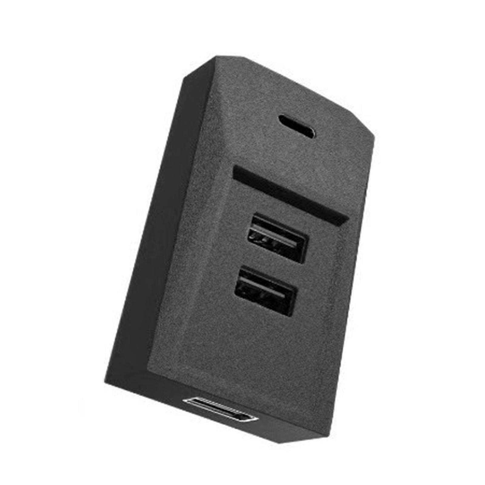 USB Hub for Car Hub Docking Station with Fast Charging Cable Multiple Port Accessories Docking Station Center Console Multicolor