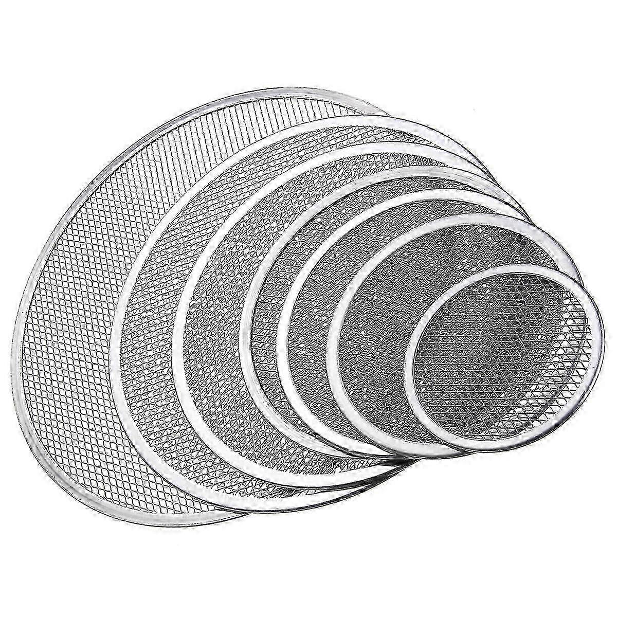 Seamless Rim Aluminium Mesh Pizza Screen Baking Tray Net Bakeware Cooking Tools