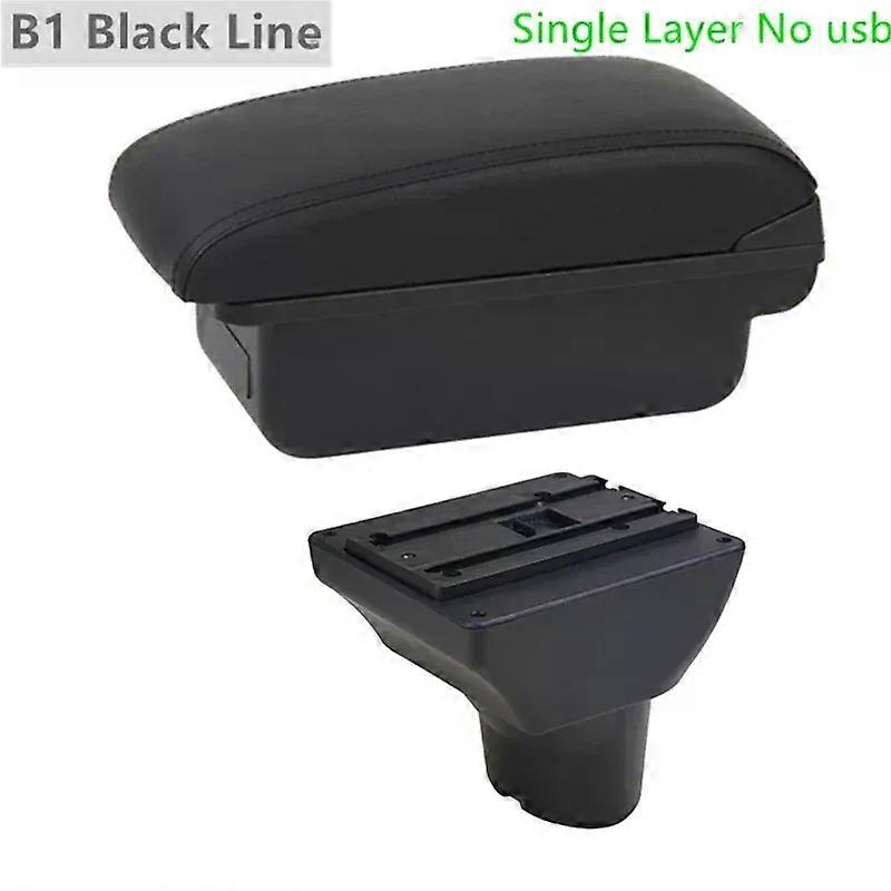 Car Armrest Box for Hyundai I20 Leather Arm Rest Center Console USB Cup Holder Storage Box