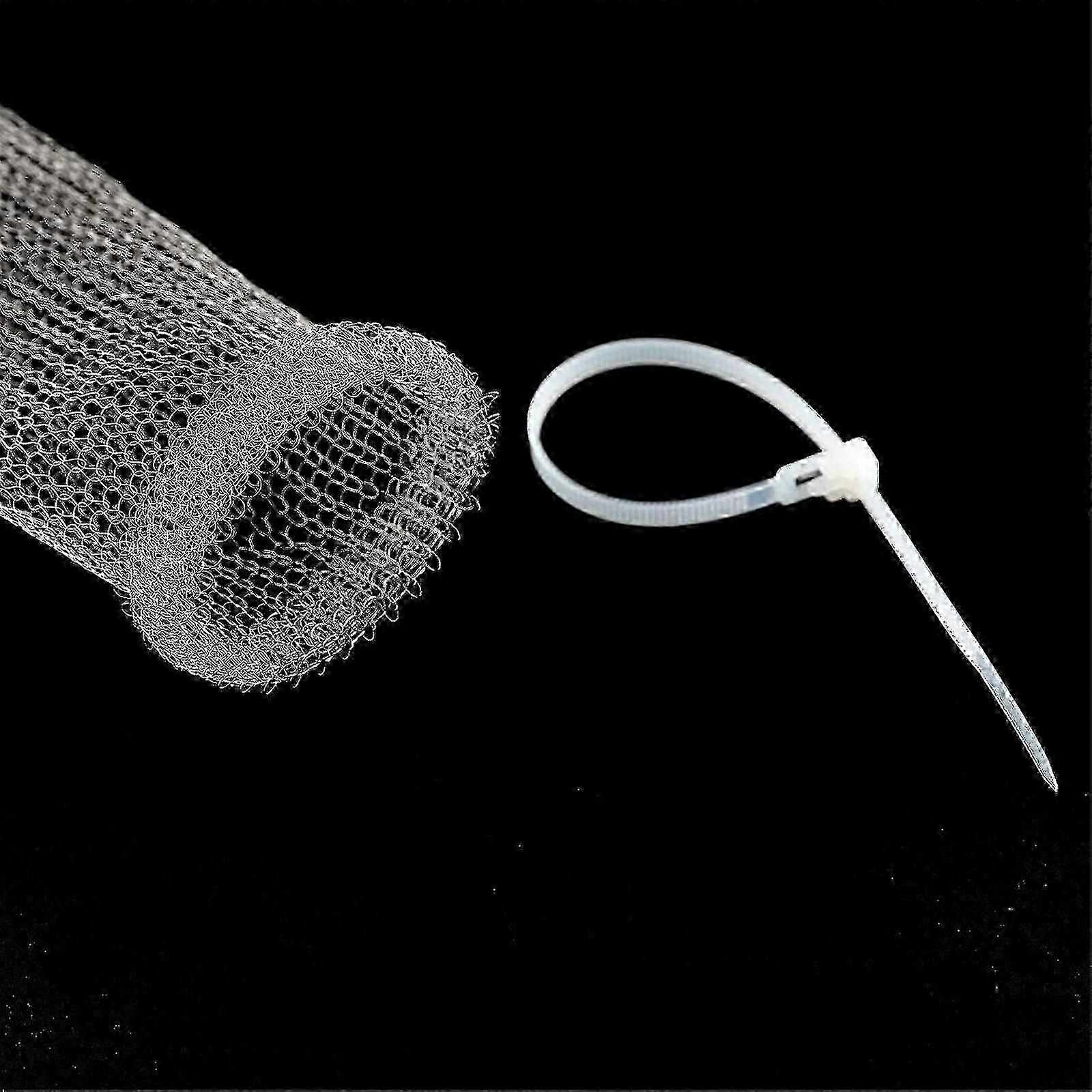 20 Pieces Lint Traps for Washing Machines, Laundry Mesh Washer Hose Filters with 20 Cable Ties, Compatible with Various Brands