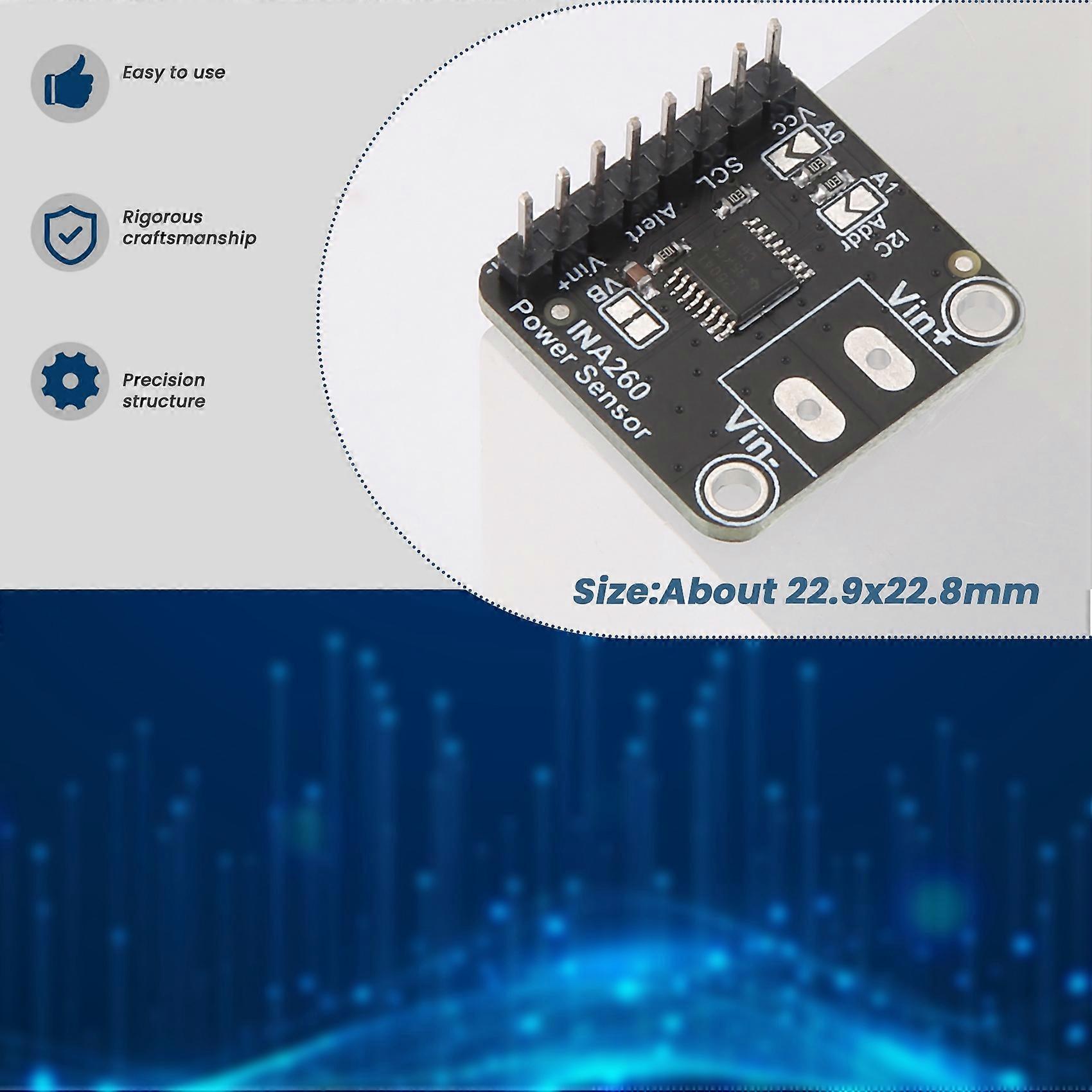 INA260 Detection Sensor Module High or Low Side Voltage Current Power Sensor Portable Module