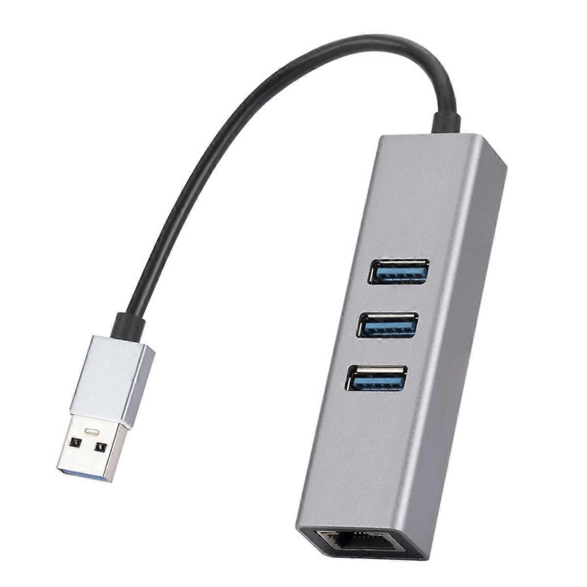 1000Mbps Ethernet Adapter USB3.0 zu RJ45 4 In1 Hub 3 Ports USB3.0