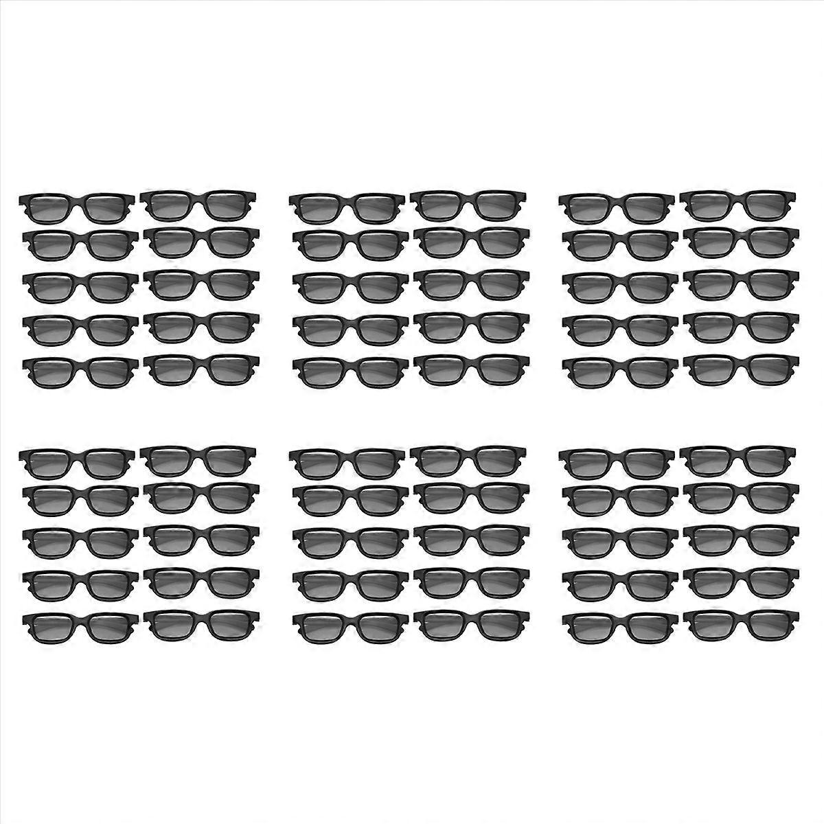 60Pcs Polarized Passive 3D Glasses for Cinema IMIX Screen