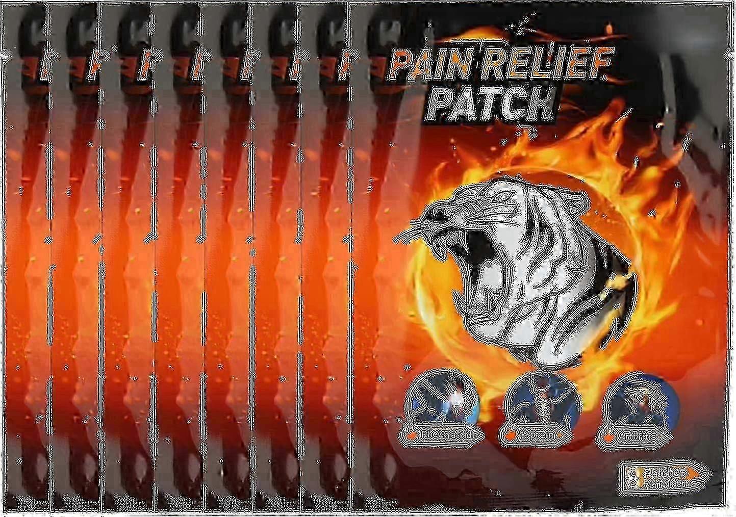 80 patchs infrarouges à action rapide pour un soulagement durable des douleurs au dos et aux épaules