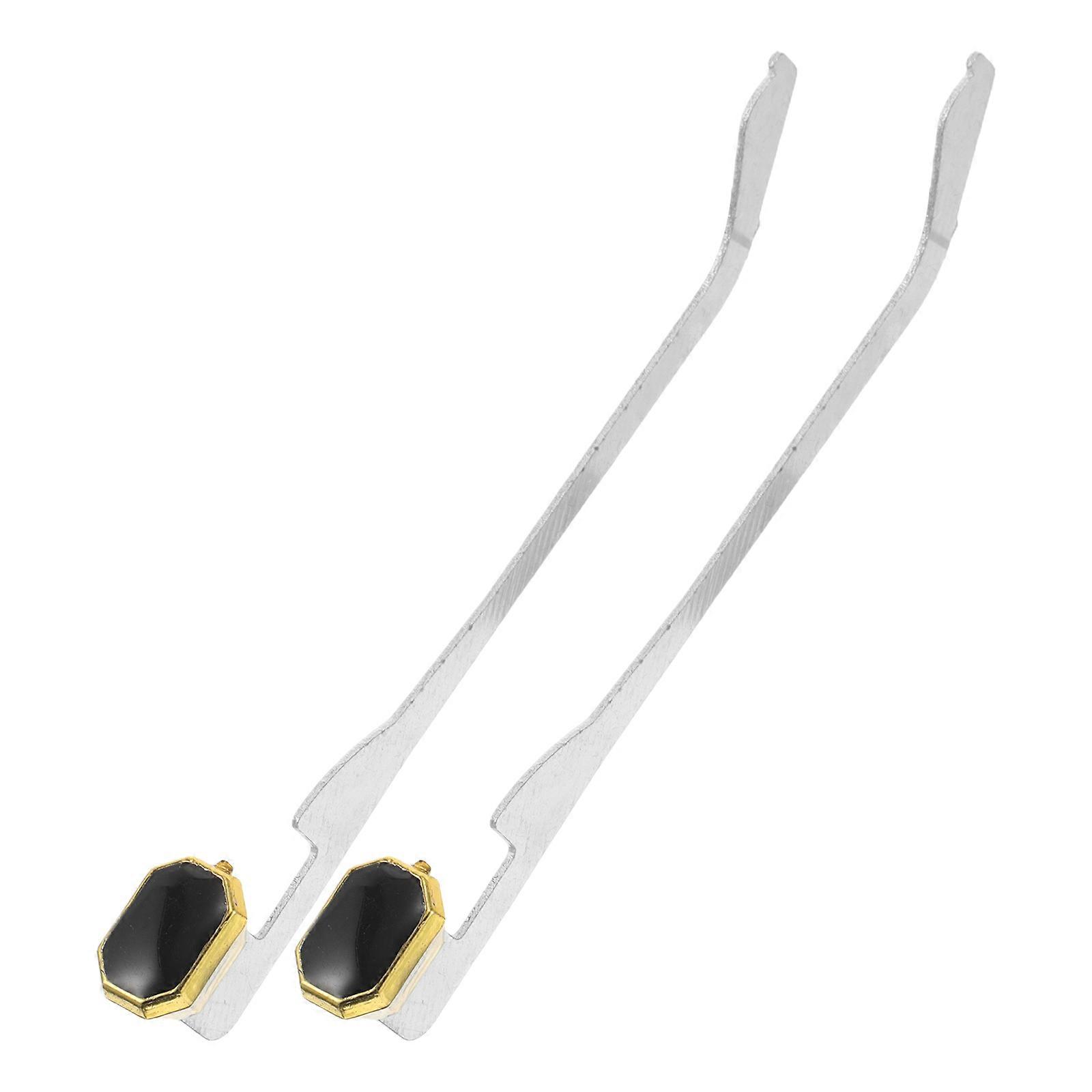 Metal Umbrella Push Button Switch Bow Open Parts for Umbrella 2Pcs