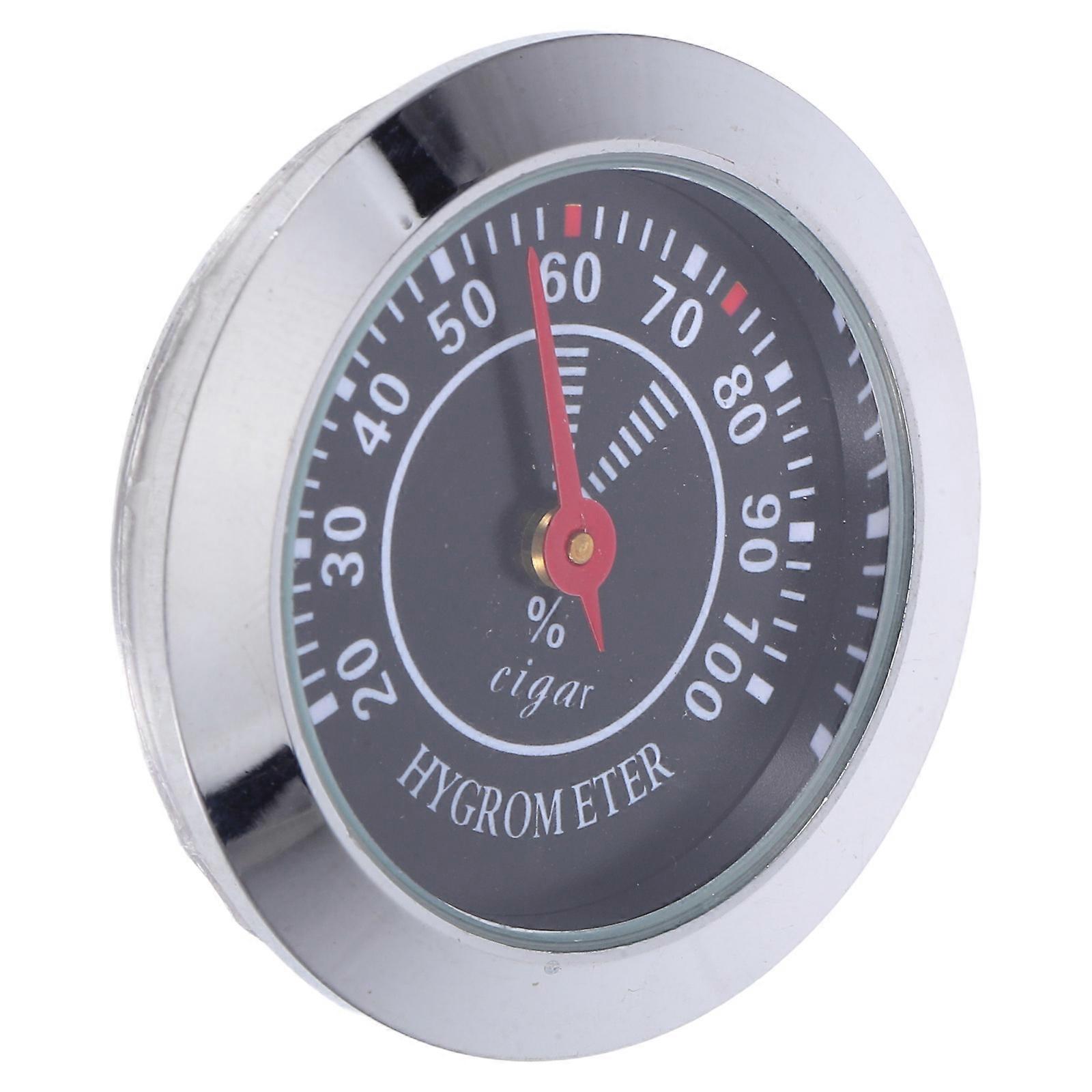 Round Analog Hygrometer for Violin Function Alloy Durable
