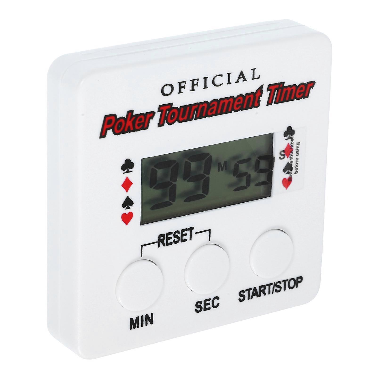 Poker Timer Party Timer for Time Reminding Durable Plastic Material
