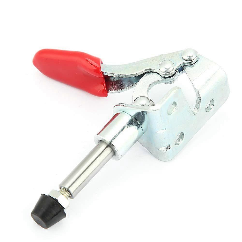 2 Pack Galvanized Iron Vertical Toggle Clamps Push Pull Quick Release for Woodworking Fixtures