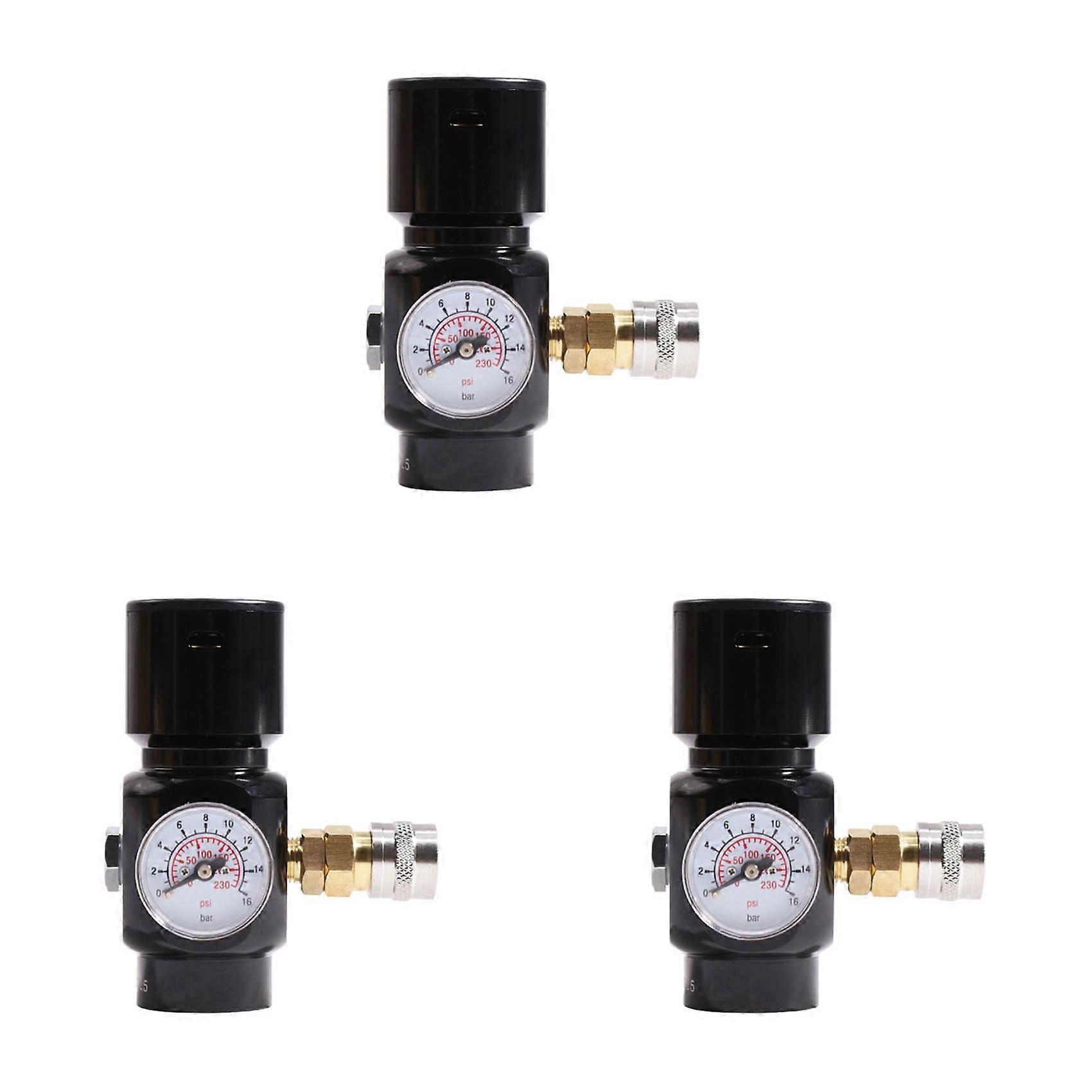 3X Regulator Mini Co2 Regulator for Pneumatic Tools Including Nailers, Staplers