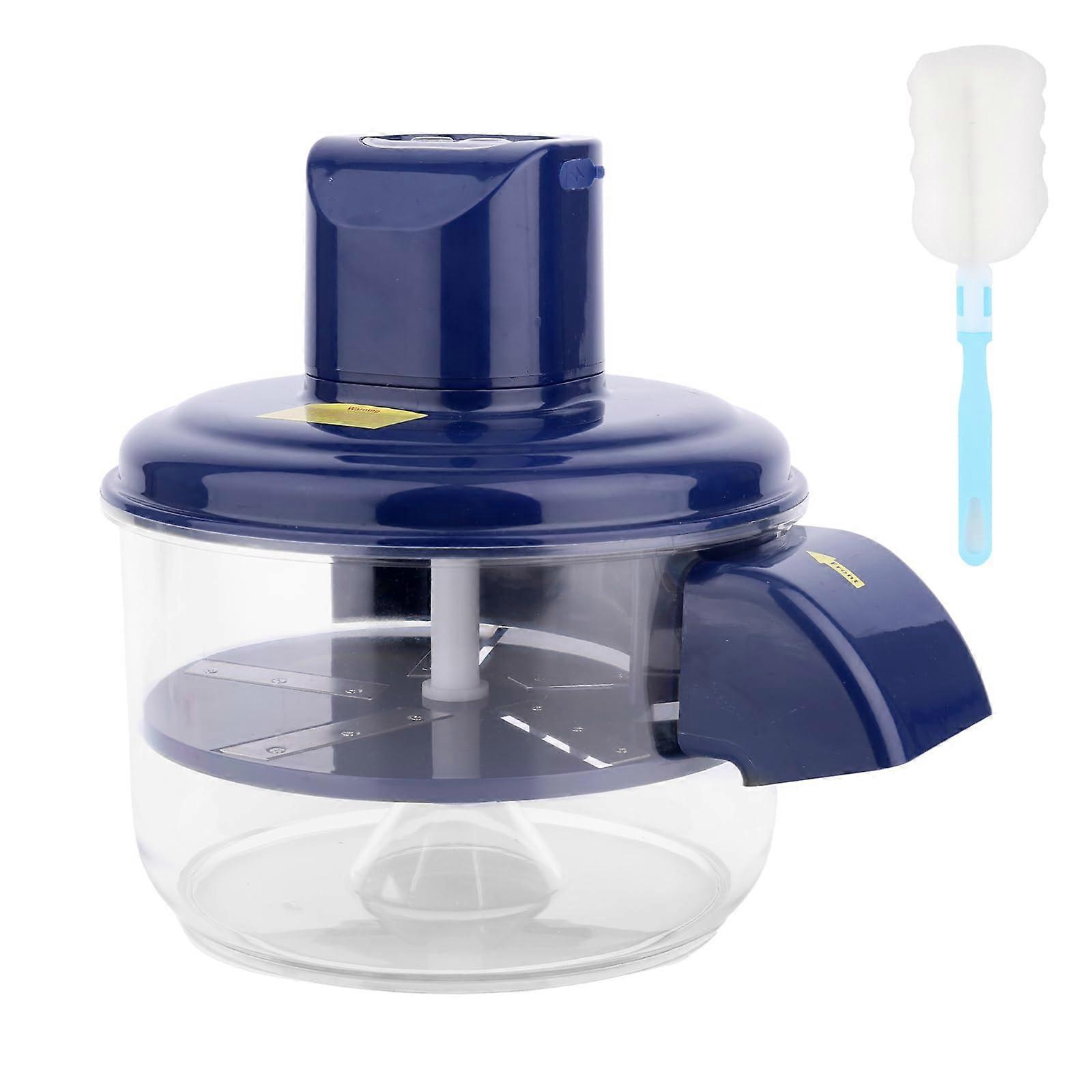 Electric Fruit Peeler with Cleaning Brush, Automatic Grape Skin Remover for Grapes and Cherry Tomatoes